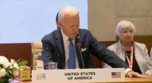 Joe Biden Struggles to Read His Notecards at G20 Summit, Mispronounces Mohammed Bin Salmanâ€™s Name (VIDEO)