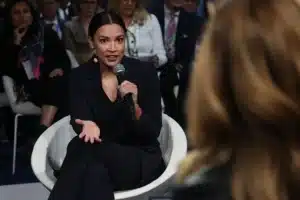 AOC Has Emotional Reaction to Trump's Iran Ceasefire Deal