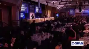 Viral dinner guest who stayed calm and continued eating during White House chaos breaks silence